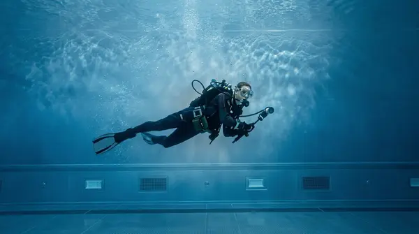 Reinigung und Montagen im Tauchgang